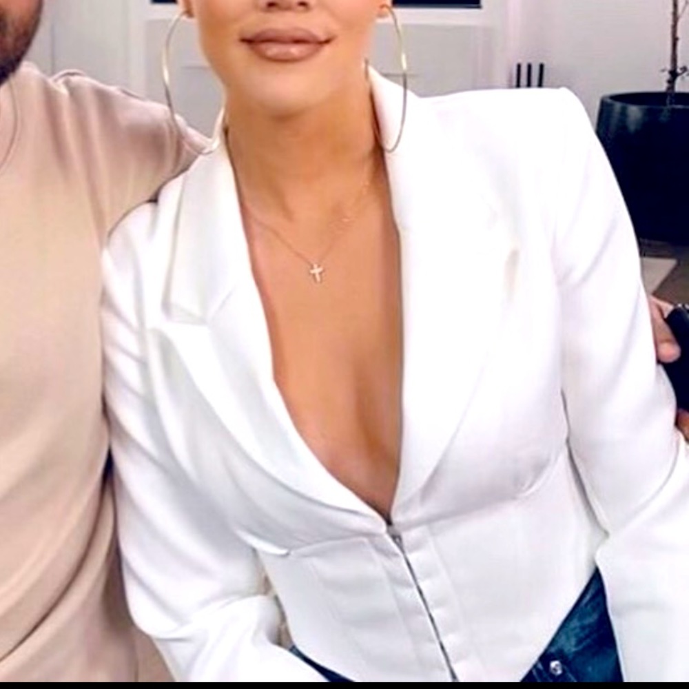 Crop top blazer